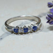 Round Cut Natural Blue Sapphire Eternity Band RG-GM-BS-SL-037