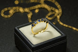 Round Cut Natural Blue Sapphire Eternity Band RG-GM-BS-SL-038