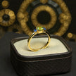 Natural Peridot Trinity ring RG-GM-PD-SL-035