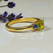Natural Peridot Trinity ring RG-GM-PD-SL-035
