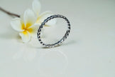 Beaded Eternity 925 sterling silver Ring  Band RG-OX-SL-011