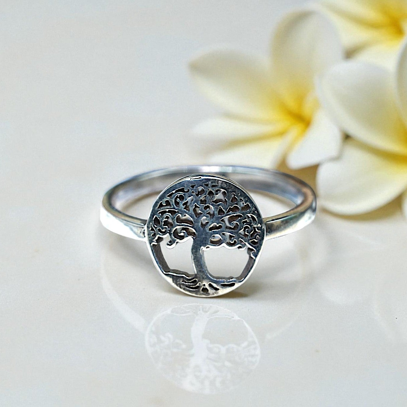 925 sterling silver tree of life ring  RG-OX-SL-013