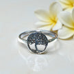 925 sterling silver tree of life ring  RG-OX-SL-013