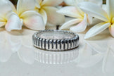 Textured 925 Sterling Silver Ring Band RG-OX-SL-017