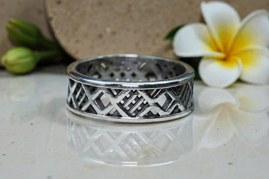 925 sterling silver Textured Ring Band RG-OX-SL-022