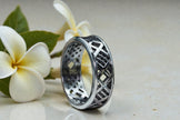 925 sterling silver Textured Ring Band RG-OX-SL-022