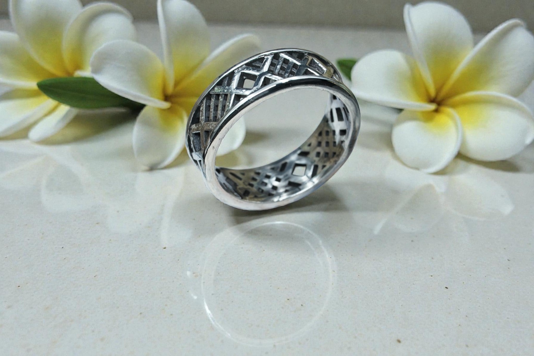 925 sterling silver Textured Ring Band RG-OX-SL-022