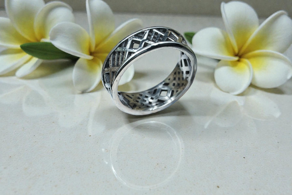 925 sterling silver Textured Ring Band RG-OX-SL-022