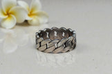 Oxidised Sterling Silver Ring Band RG-OX-SL-027