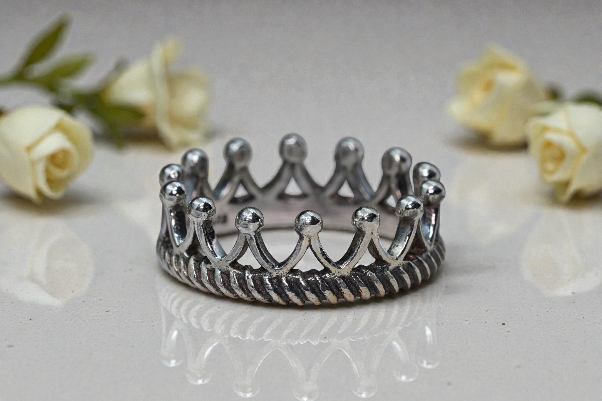 Princess Crown ring RG-OX-SL-028