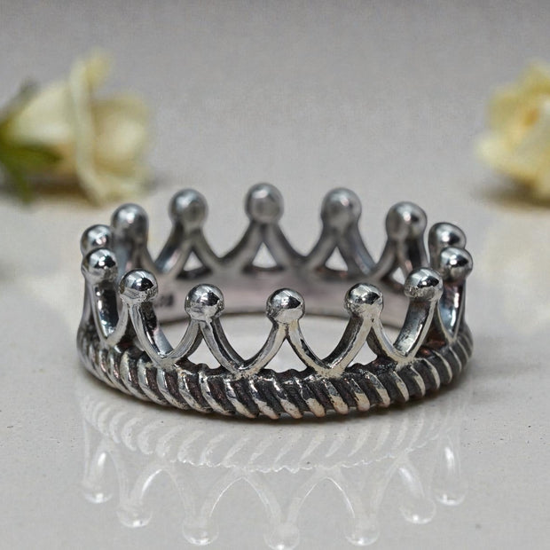 Princess Crown ring RG-OX-SL-028