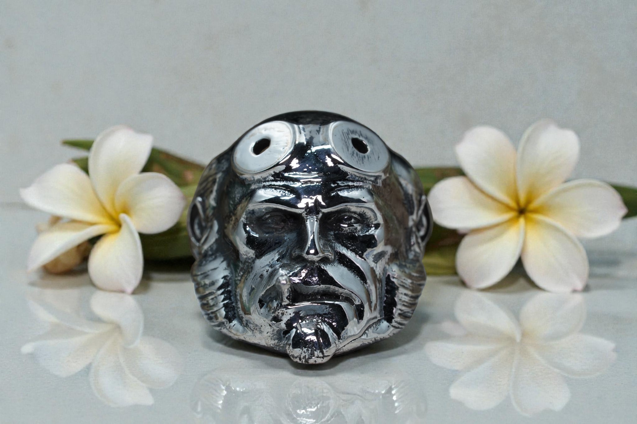 925 sterling silver face ring RG-OX-SL-034