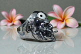 925 sterling silver face ring RG-OX-SL-034