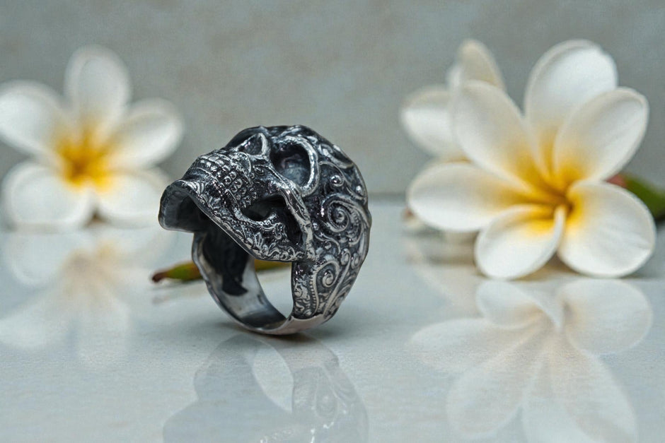 925 sterling silver face ring RG-OX-SL-035