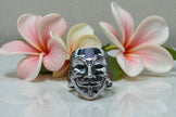 925 sterling silver tribal face ring RG-OX-SL-036