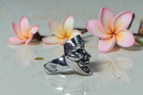 925 sterling silver tribal face ring RG-OX-SL-036