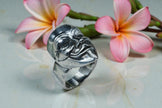 925 sterling silver tribal face ring RG-OX-SL-036