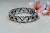925 sterling silver open heart ring RG-OX-SL-039