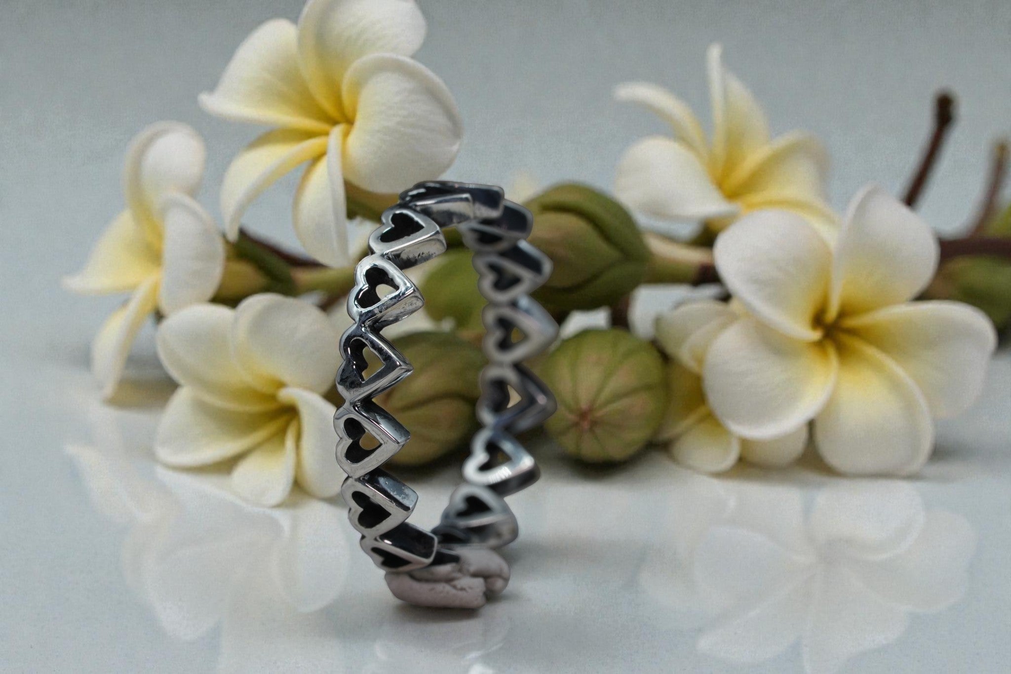 925 sterling silver open heart ring RG-OX-SL-039