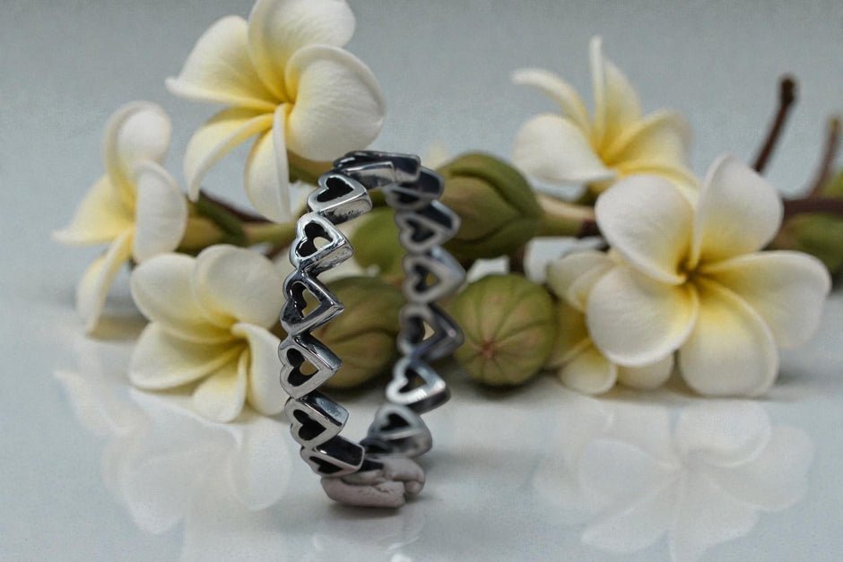 925 sterling silver open heart ring RG-OX-SL-039