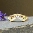 Moissanite Diamond Eternity Band Ring Gold 5