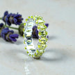 Natural Peridot Eternity band RG-GM-PD-SL-023