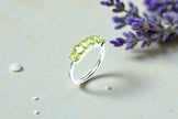 Natural Peridot Eternity band RG-GM-PD-SL-025