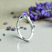 Oval Cut Natural Lavender Amethyst Birthstone Ring RG-GM-AT-SL-026