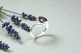 Natural Garnet  Ring RG-GM-GR-SL-012