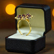 Natural Garnet Cocktail Bridal Ring RG-GM-GR-SL-006