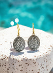 vintage 925 sterling silver drop earrings