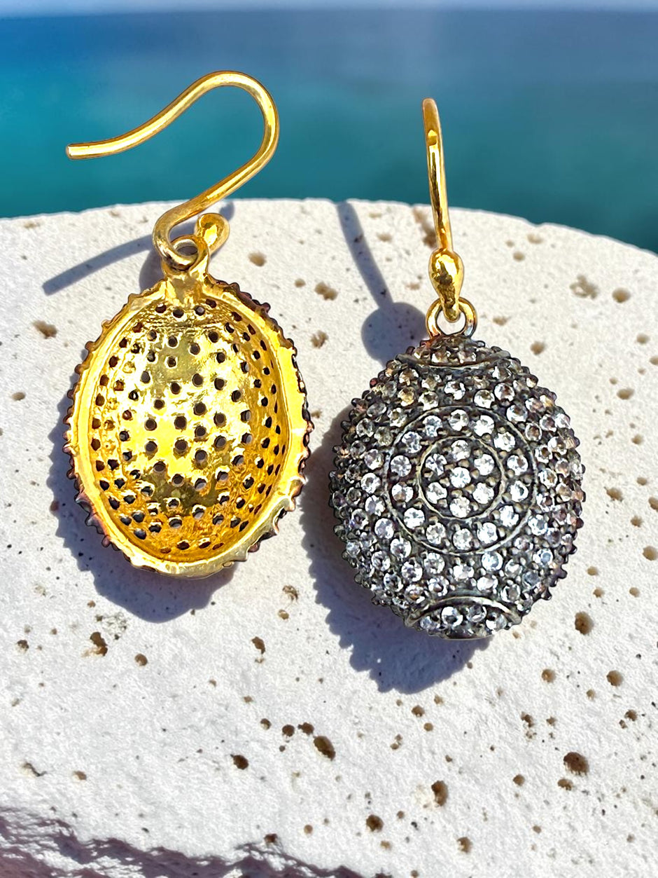 vintage 925 sterling silver drop earrings