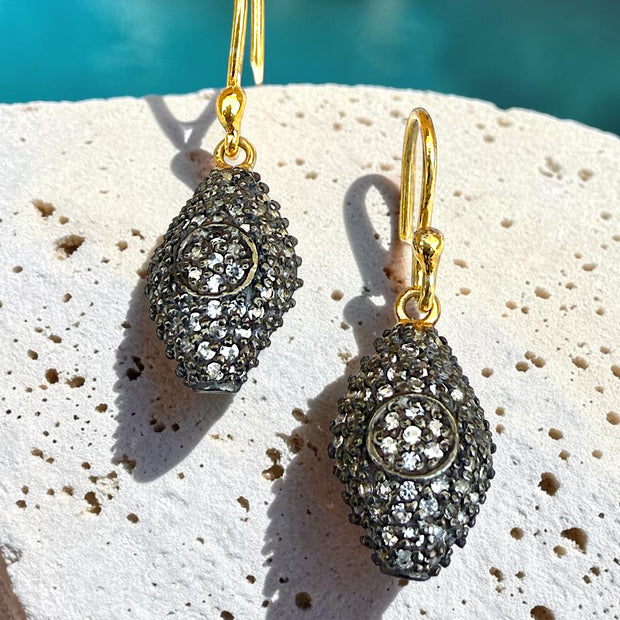 vintage 925 sterling silver drop earrings