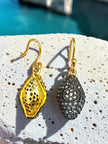 vintage 925 sterling silver drop earrings