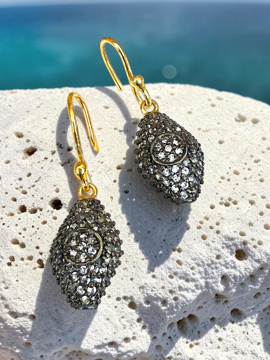 vintage 925 sterling silver drop earrings