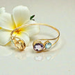 Natural Gemstone  Cuff Bangle
