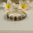 Round Cut Natural Blue Sapphire Eternity Band RG-GM-BS-SL-038