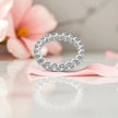 Moissanite Eternity Band Ring RG-MD-SL-100/100
