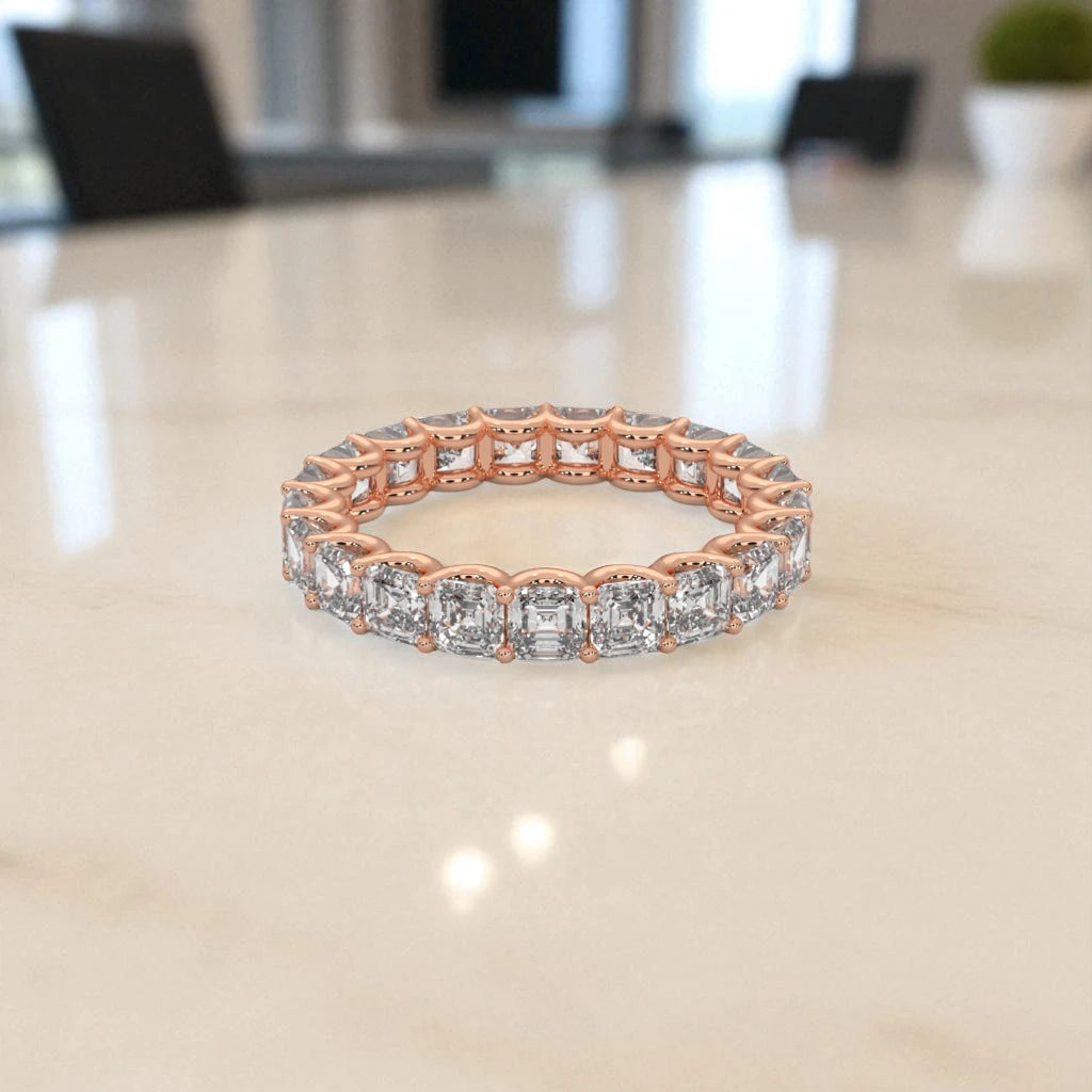 Moissanite Eternity Band Ring RG-MD-SL-100/100
