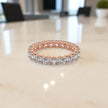 Moissanite Eternity Band Ring RG-MD-SL-100/100