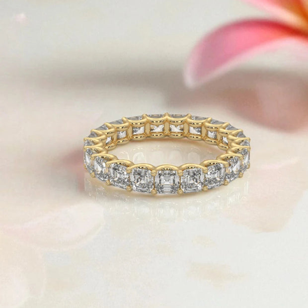Moissanite Eternity Band Ring RG-MD-SL-100/100