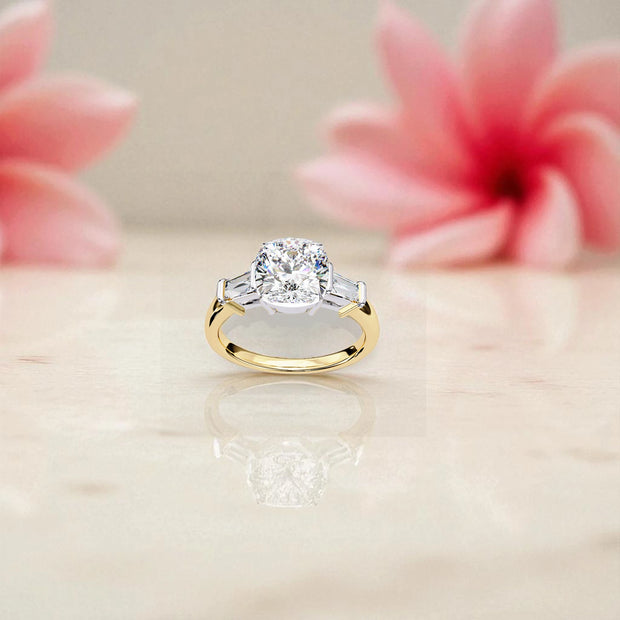 Moissanite Solitaire  Ring RG-MD-SL-100/124