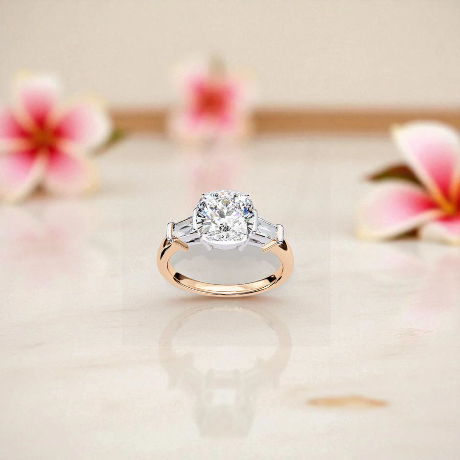Moissanite Solitaire  Ring RG-MD-SL-100/124