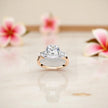 Moissanite Solitaire  Ring RG-MD-SL-100/124