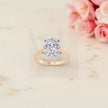 Moissanite Solitaire Cluster Ring RG-MD-SL-100/136