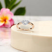 Moissanite Solitaire  Ring RG-MD-SL-100/142