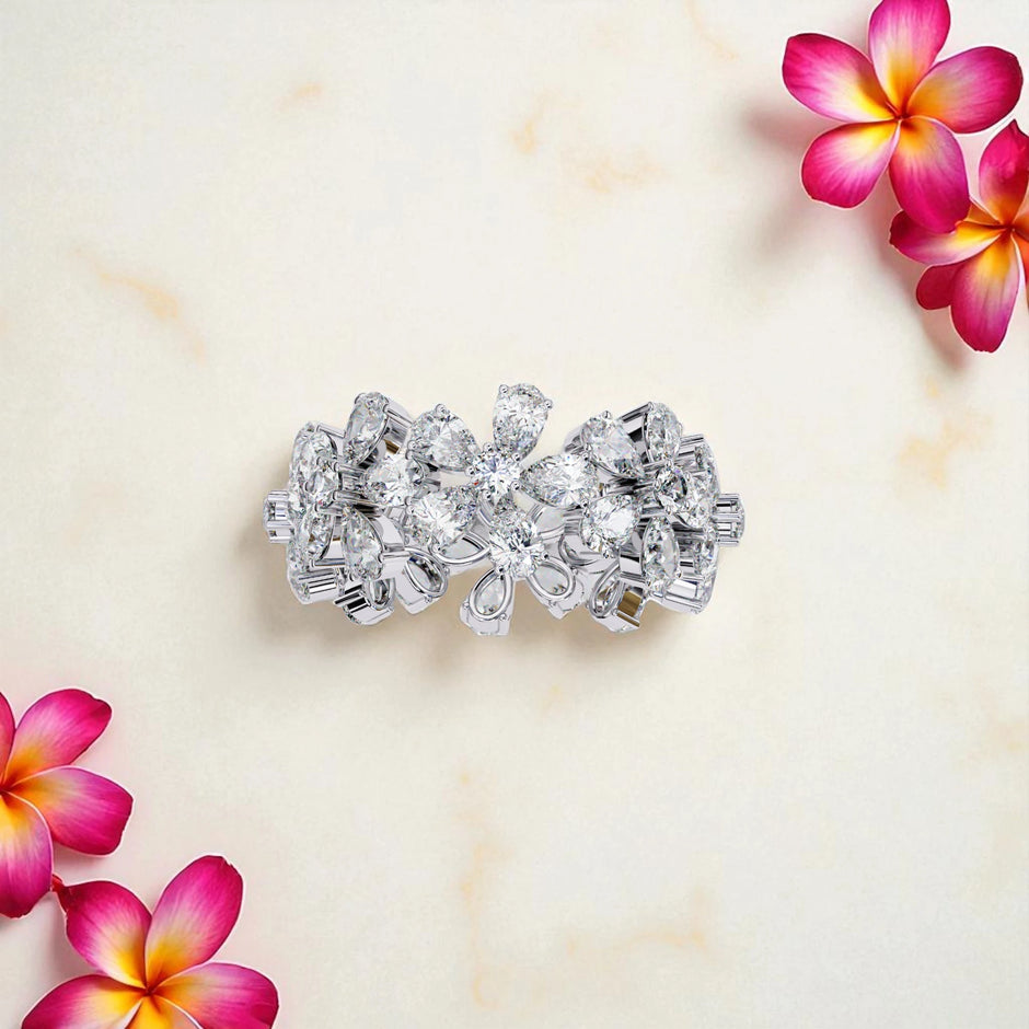 Moissanite Eternity Band Ring RG-MD-SL-100/158