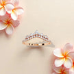 Moissanite Princess Crown Eternity Band Ring RG-MD-SL-100/164