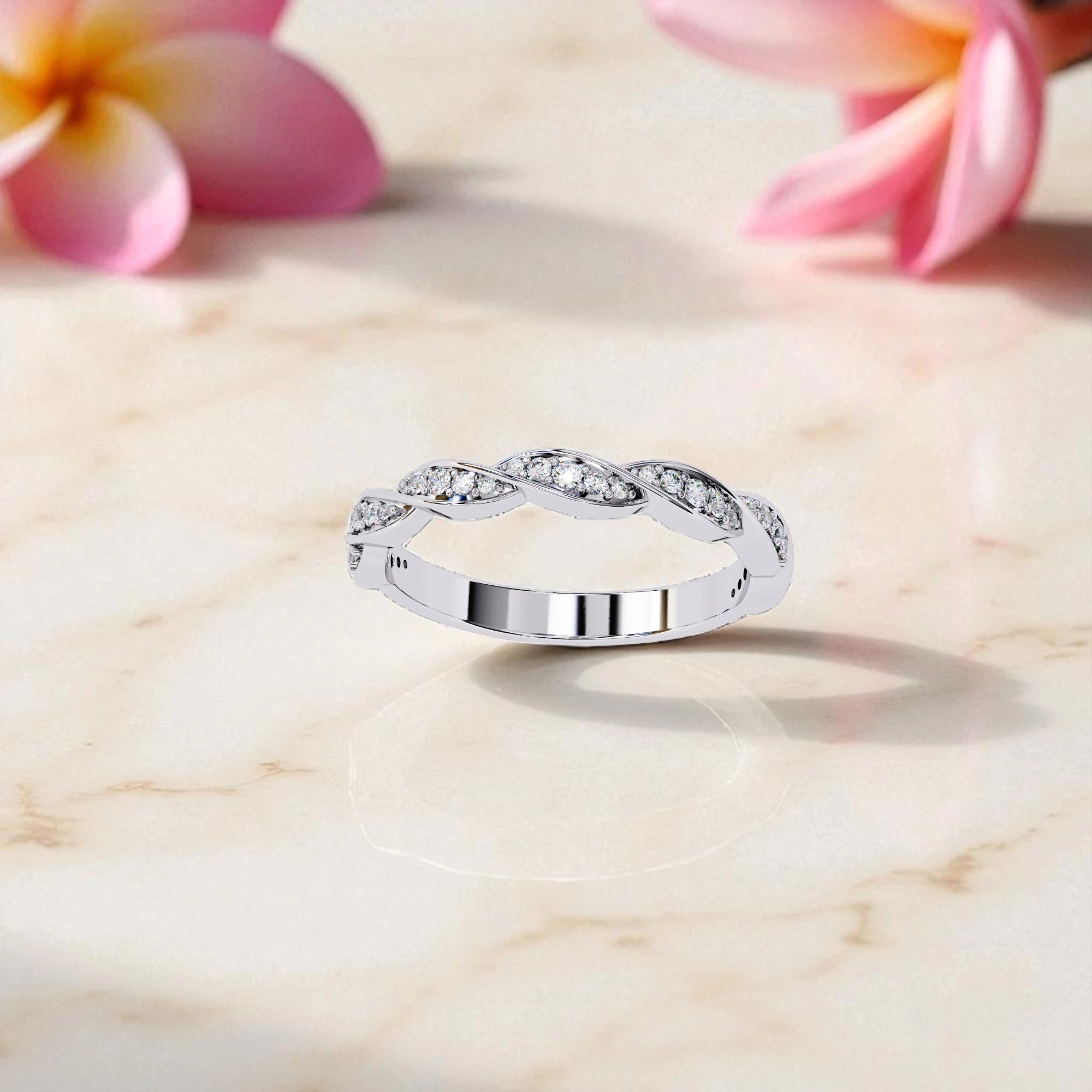 Moissanite Eternity Band Ring RG-MD-SL-100/167