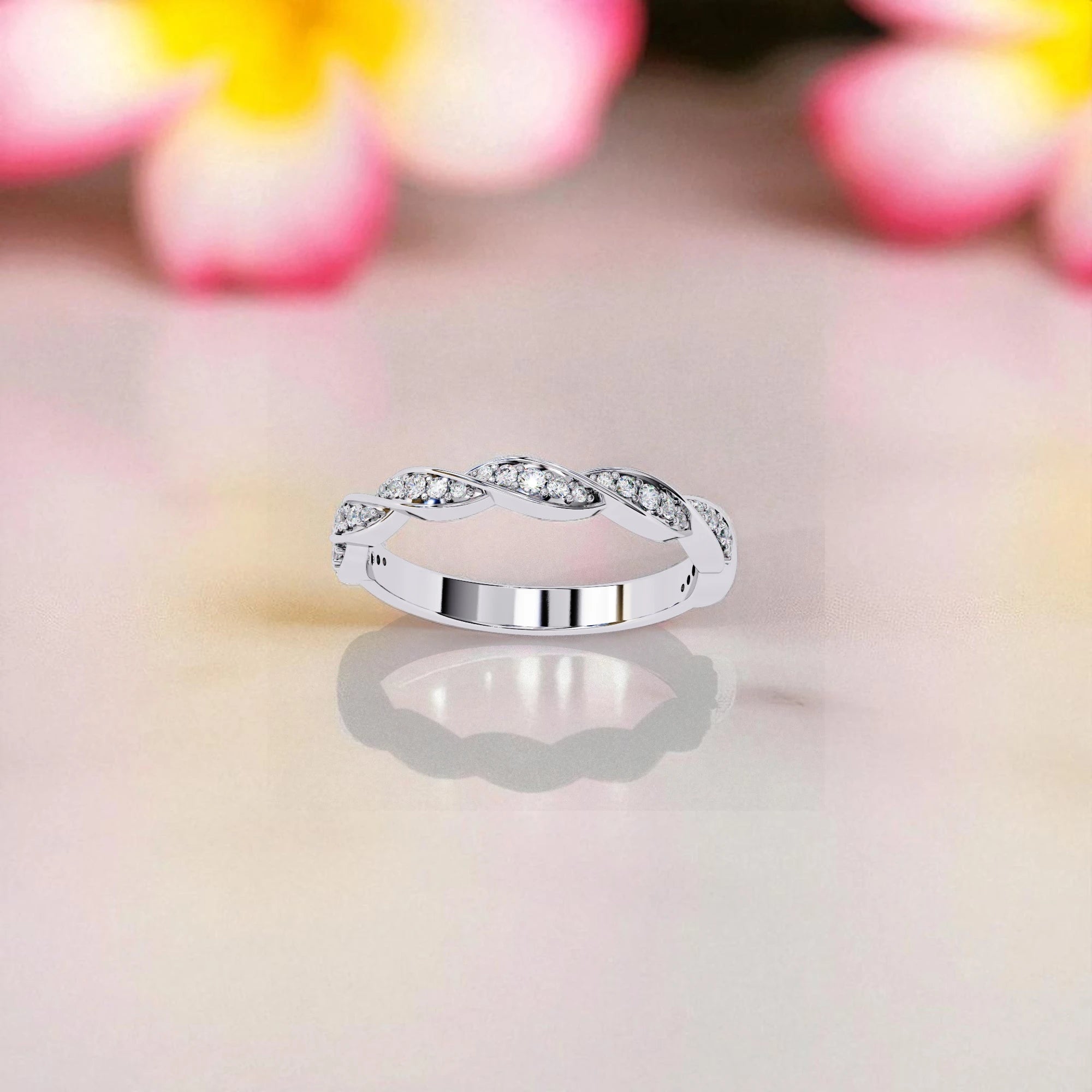 Moissanite Eternity Band Ring RG-MD-SL-100/167